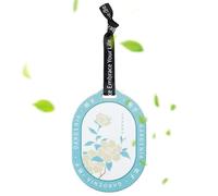 Decorative Rearview Mirror Pendant - Lasting Refreshing Scent Car Wood | Evenly Dispersing Fragrance View Mirrors Accessories | Oval Hanging Freshener for Freshening Effect