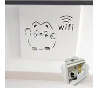 Decorative Rectangle Breaker Box Cover Panel, Flip-Open Electrical Panel Cover Frame, Lightweight Home Wall Circuit Breaker Panel Fuse Boxes(Patterned,9.8x7.8in (25x20cm))