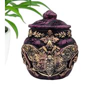 Decorative Resin Potion Bottle - Vintage |Refillable Moon, Butterfly & Flower-Themed Bottle | Desktop Decor & Gift For Her, Home, Office, Bedroom, Study, Or Collector Display