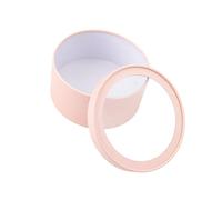 Decorative Round Floral Display Bucket with Secure Lid Great for Wrapping and Celebrations Windowed Flower Packaging Box MothersDay Flower Bucket