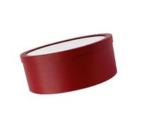 Decorative Round Floral Display Bucket with Secure Lid Great for Wrapping and Celebrations Windowed Flower Packaging Box MothersDay Flower Bucket