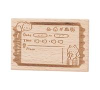 Decorative Rubber Stamp for Scrapbooking, Gifts, Elegant Designs, DIY Projects, Versatile for Journals, Diaries, Photo Albums, Planners, Style D