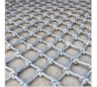 Decorative Safety Rope Net for Indoor/Outdoor Use - Child Balcony Guard Baby Stair Protection Indoor Playground Safety Cargo Trailer Netting