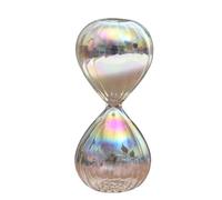 Decorative Sand Timer, Sand Hourglass Striped 5-15 Minutes Pack Of 1 For Home And Office(Striped 5min)