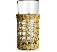 Decorative Seagrass Highball Glass Sleeve by Winebuyers, 30cl, Handwoven, Eco-Friendly Home DecorBy Winebuyers