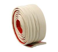 Decorative Self- Skirting Foam Border Strip, 98 mm x 10 mm x 3 m, Moisture-Resistant Wall Sticker for DIY Home Improvement, TV Backgrou(White Oak)