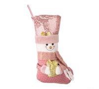 Decorative Sequin Christmas Stockings to Hang by the Fire, Perfect for Storing Treats and Adding Cheer to Your Festivities (B)