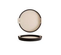 Decorative Serving Tray Aromatherapy Rotatable Tray Room Jewelry Storage Photography Prop Display Key And Miscellaneous(White)