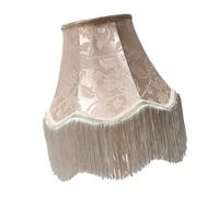 Decorative Shade for Various Room Lighting Soft Cloth Lamp Shade with Flowing Fringe Ideal for Reading Nooks