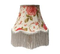 Decorative Shade for Various Room Lighting Soft Cloth Lamp Shade with Flowing Fringe Ideal for Reading Nooks