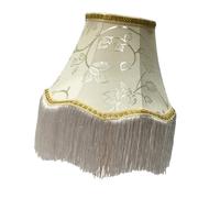 Decorative Shade for Various Room Lighting Soft Cloth Lamp Shade with Flowing Fringe Ideal for Reading Nooks