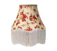 Decorative Shade for Various Room Lighting Soft Cloth Lamp Shade with Flowing Fringe Ideal for Reading Nooks