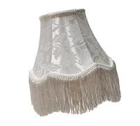 Decorative Shade for Various Room Lighting Soft Cloth Lamp Shade with Flowing Fringe Ideal for Reading Nooks