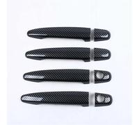 Decorative Shape for Land for Cruiser for Prado 120 J120 LC120 2003 2004-2009 ABS Glossy Black Car Door Handle Cover Trims(Style 7)