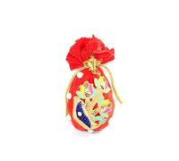 Decorative Shreefal/Decorative Coconut/Decorative Nariyel/For Hindu Gujrati Wedding/Decorative coconut for indian Festivals (Red with colorful Ganesha)