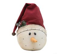 Decorative snowman ornament for Christmas, suitable for indoor and outdoor holiday settings to enhance the joyful seasonal mood (C)
