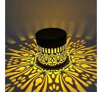 Decorative Solar Mandala Lights, Outdoor Mandala Solar Lights 2026 New Decorative Fence Light Waterproof Metal Deck Step Light for Garden Post Patio Backyard Yard Decor (C)