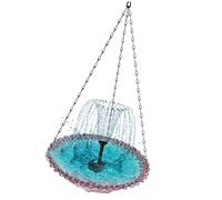 Decorative Solar Power Bird Bath Bowl For Garden Yard Balcony Birdwatching Bath Tray For Nature Lover Bird Bathing Station