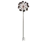 Decorative Solar Powered Light Up Garden Wind Spinners With Colour Changing Led Lights