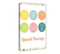 Decorative Speech And Language Pathology(1) Canvas Poster Wall Art Decor Print Picture Paintings for Living Room Bedroom Decoration 8" L X 12" W
