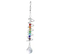 Decorative Spiral Wind Chime - Cute Wind Spinner, Portable Gazing Ball,lightweight Durable Hanging Ornament | Long Lasting Indoor Outdoor Balconies Garden For Patio Home Decoration Winds Chime Indoor