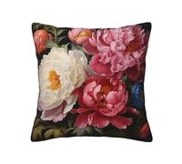 Decorative Square Peony Garden Cushion Perfect for Home Decoration and Various Settings