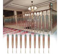 Decorative Stair Rail Balusters, Modern Stair Spindles 37 Inches, 10pcs for Stairway Remodeling, Easy Install