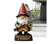 Decorative statue, synthetic resin ornament, patriotic, suitable for living room, bedroom, bathroom, apartment and student room