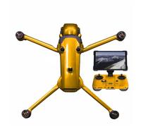 Decorative Sticker Kit for DJI MAVIC 4 Pro Fluorescent Skin Sticker for MAVIC 4 Pro Drone and RC Pro2 Controller Decal DIY Anti-Scratch Waterproof Protective Film (Fluorescent Gold)
