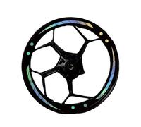 Decorative Stickers 12 Stripe+24 Polka Dot Motorcycle Wheel Hub Stickers For 18-20 Inch Wheels Decoration Waterproof Motorbike Rim Vinyl Decals Wheel Hub Reflective Stripe(Laser)