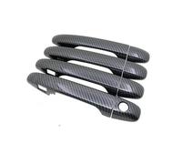 Decorative stickers Car Door Handle Cap Decorative Outer Door Handle Cover Outer Door Handle Shell For Toyota For Prius XW30 30 Zvw30 Zvw35(Key entry)