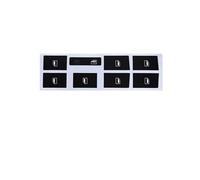 Decorative Stickers Compatible With A4 B6 B7 2000-2008 CAR Power Window Switch Button Repair Sticker Dashboard Panel ESP Alarm Climate(Window)