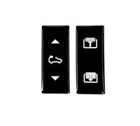 Decorative Stickers Compatible with Land for Rover for Vogue for Sport for Discovery 5 2017 Car Steering Wheel Button Cover Sticker(Sunroof Type B)