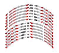 Decorative Stickers For Ya&maha For MT-09 Motorcycle Outer Rim Stickers Wheels Border Reflective Decals Decoration Sticker Wheel Hub Reflective Stripe(Style 6)