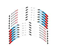 Decorative Stickers Motorcycle Front and Rear Wheels Edge Outer Rim Sticker Reflective Stripe Wheel Cals for B&MW S1000XR Wheel Hub Reflective Stripe(A White)