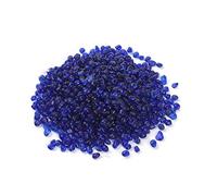 Decorative Stones,Glass Stones,1 Lb About 460 G Irregular Sea Glass Pebbles Artificial Glaze Crystal Stones Rocks for Vase Filler,Table Scatter,Aquarium Decoration,Air Plants Decoration (Navy Blue)