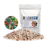 Decorative Stones, Natural River Pebbles Crushed Crystal Chips Stone for Fish Tank, Potted Succulents, Flowerpot, Cactus, Home Garden Decoration, Vase Filler Gravel Rocks(1.5 Lb, White)