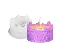 Decorative Storage Jars Making Mold Artistic Silicone Candle Holder Mold for Candle and Storage Jar Designs