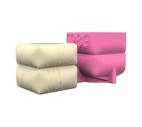 Decorative Sturdy Silicone Craft Supplies for Making Distinctive Square Vase Flower Pots Great for Gardening Craft