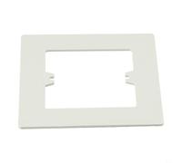 Decorative Switch Socket Wall Panel Frame Cover Compatible with 86 Type Wall Switch and Socket Boxes (white-type1)