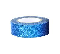 Decorative Tape Craft Self Adhesive Stickers Adhesive Glitter Decoration For Diy Crafts Gift Packaging Scrapbooking Etc Girly Christmas Wrapping Paper (Blue, One Size)