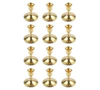 Decorative Taper Candle Holders Vintage Style for For home and Event Decor (12-pack Copper)