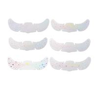 Decorative Temporary Face Stickers, Glitter Freckles, 6 Sheets Adhesive Facial Decor, Long-Lasting Adhesive, Unique Star & Heart Designs For Pride Concert Halloween Festival Birthday Carnival Kids