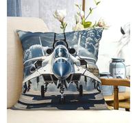 Decorative Throw Pillow Covers 12"x12" Modern Pillowcase Aircraft Fighter Jets Pillow Covers Farmhouse Cushion Case for Chair Sofa Decorative Pillows Cover for Living Room Bedroom Office Home Decor