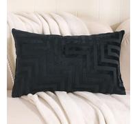 Decorative Throw Pillow Covers,Soft Velvet Cushion Covers,Pillowcases Standard Queen King Size,Cushion Cases For Living Room Couch Sofa Bed Pillows Cover ( Color : Carbon Black , Size : 40x60 cm )