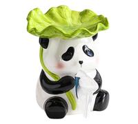Decorative Tissue Box Covers Tissue Box Cover Panda Ceramic Holder 3-in-1 Cute Dispenser Home Decor House Necessities Aesthetic Home Decor