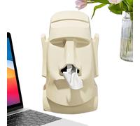 Decorative Tissue Box Holder - Artistic Sculpture Tissue Box Cover, Modern Funny Organizer with Creative Aesthetic Design, Durable Decorative Dispenser Functions, Guest Room, Farmhouse Kitchen