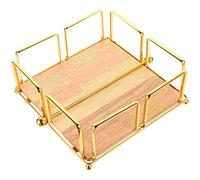 Decorative Tissue Box Napkin Holder Dispenser Paper Holders Table Tissue Desktop Modern Gold Towel Napkins Organizer Farmhouse Stand Freestanding