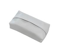 Decorative Tissue Box Tissue Box Luxury Living Room Creative Nordic Rectangular Storage PU Leather Pumping Paper(Gris)