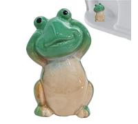 Decorative Toilet Caps for Bolts | Capybara Frog Shape Toilet Floor Screw Covers - Ceramic Bolts Caps Decorative Cute Bathroom Decor Accessories Rust Prevention